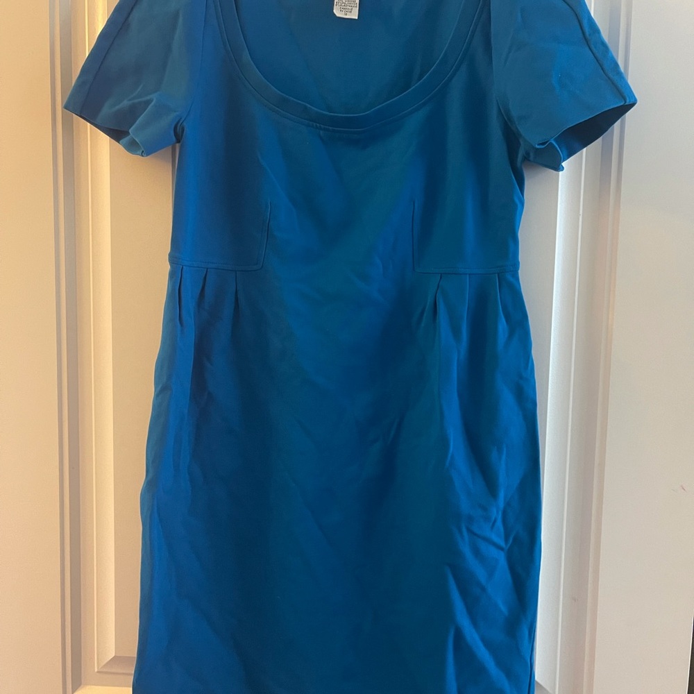 DVF blue dress